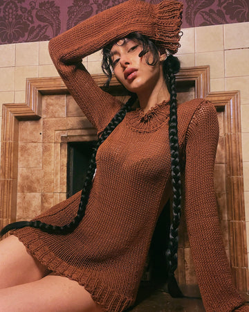 Cinnamon jumper dress